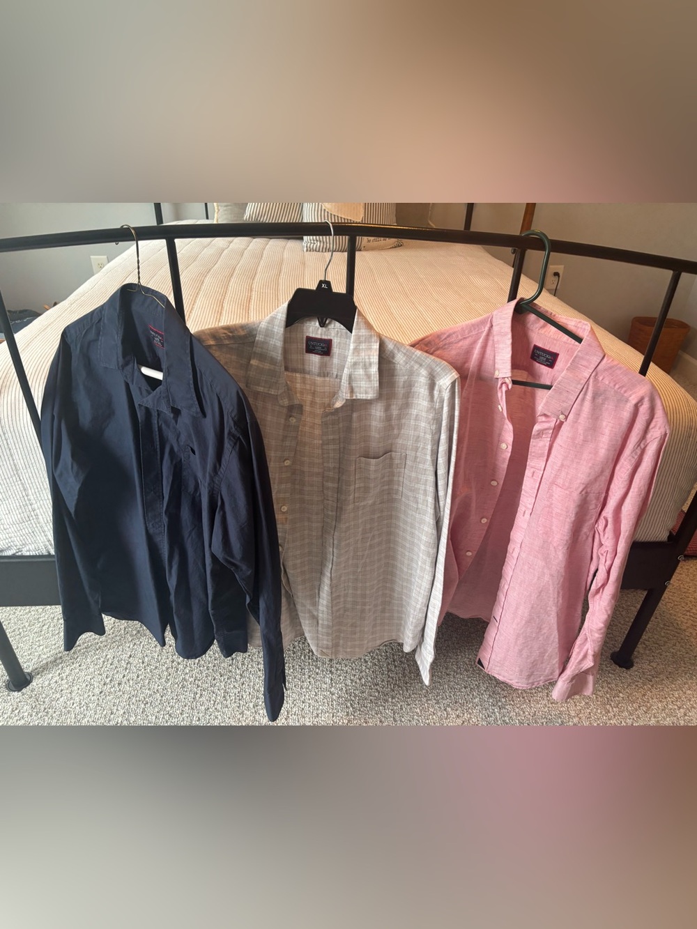 UNTUCKit Men's Button-Down Shirt Set of 3 - basic colors -